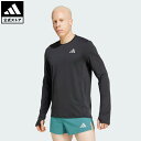 【公式】アディダス adidas 返品可 ランニング アディゼロ 駅伝 ランニング長袖Tシャツ パフォーマンス メンズ ウェア・服 Tシャツ 黒 ブラック JD1742 ランニングウェア ロンt