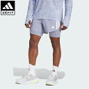 【公式】アディダス adidas 返品可 ランニング オウン ザ ラン スリーストライプス 2-in-1ショーツ パフォーマンス メンズ ウェア・服 ショートパ...