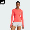 【公式】アディダス adidas 返品可 ランニング アディゼロ 駅伝 ランニング長袖Tシャツ パフォーマンス レディース ウェア・服 Tシャツ 赤 レッド J...