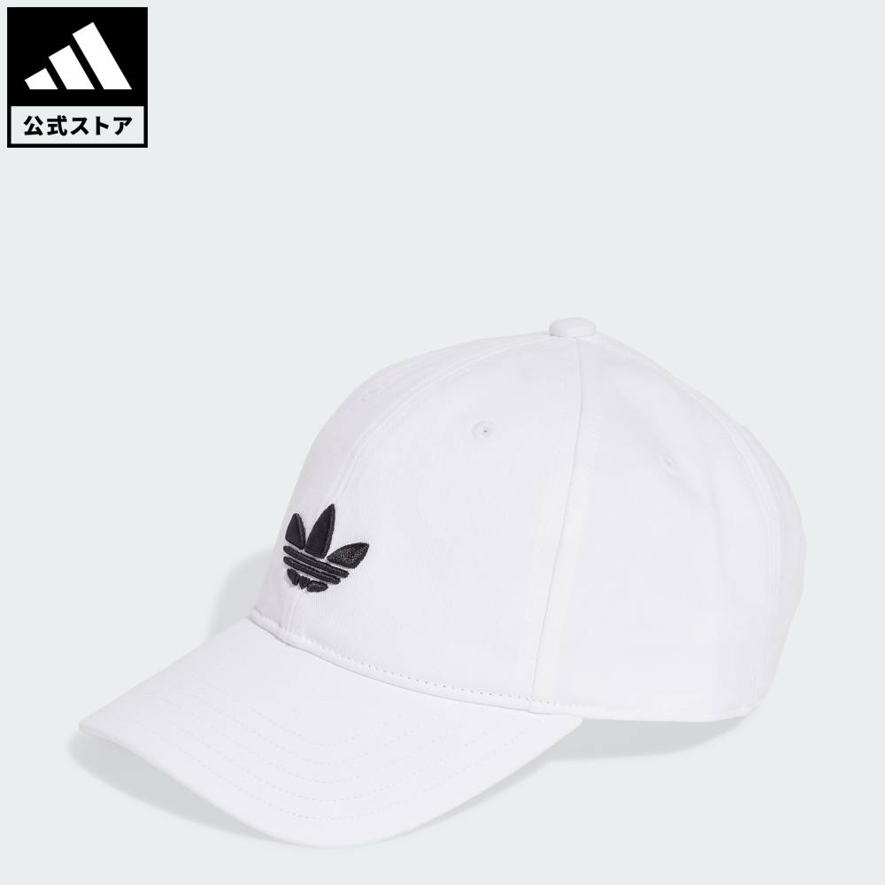 【ポイント15倍 8/20 0:00～23:59】 【公式】アディダス adidas 返品可 ライフスタイル アディカラー クラシック トレフォイル ベースボールキャップ オリジナルス ユニセックス アクセサリー 帽子 白 ホワイト JC6025 【PT】のサムネイル
