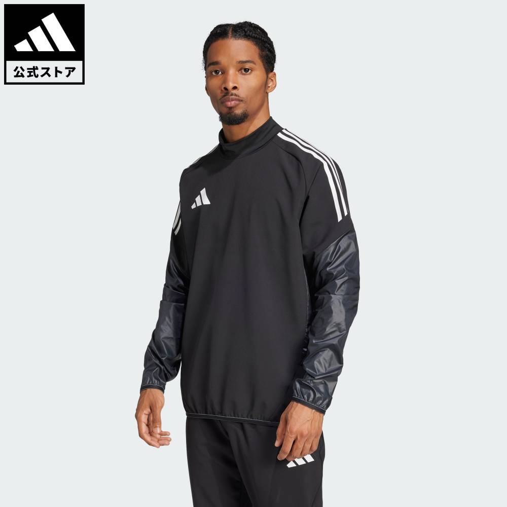 【公式】アディダス adidas 返品可 サッカー ピステトップ パフォーマンス メンズ ウェア・服 Tシャツ 黒 ブラック JC6261