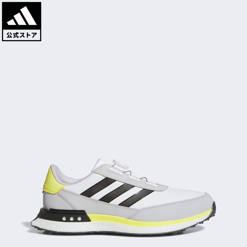乐天商城 - 【ポイント10倍 5/9 20:00～5/20 23:59】 【公式】アディダス adidas 返品可 ゴルフ 【ゴルフ】S2G SL ボア 24 / S2G Spikeless BOA 24 Wide Golf パフォーマンス メンズ シューズ・靴 スニーカー 白 ホワイト IH8518 【PT】