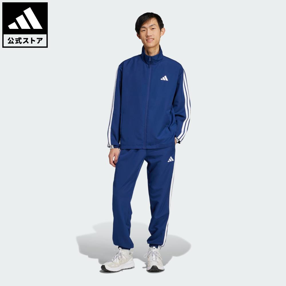 【ポイント20倍 11/20 20:00〜11/27 01:59】 【公式】アディダス adidas 返品可 ライフスタイル スリーストライプス ウーブン トラ...