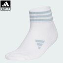 【公式】アディダス adidas 返品可 ゴルフ 【ゴルフ】アンクル丈 スリーストライプ クッションソックス パフォーマンス レディース アクセサリー ソックス・靴下 白 ホワイト JD6629