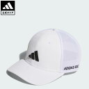 【公式】アディダス adidas 返品可 ゴルフ 【ゴルフ】サイドロゴ メッシュキャップ パフォーマンス ユニセックス アクセサリー 帽子 白 ホワイト JE2454