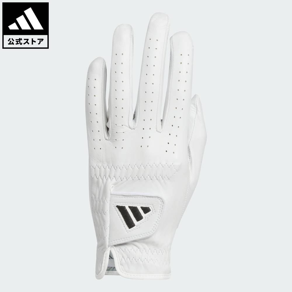 【公式】アディダス adidas 返品可 ゴルフ 【ゴルフ】レザー グローブ パフォーマンス メンズ アクセサリー 手袋/グローブ 白 ホワイト JE7173