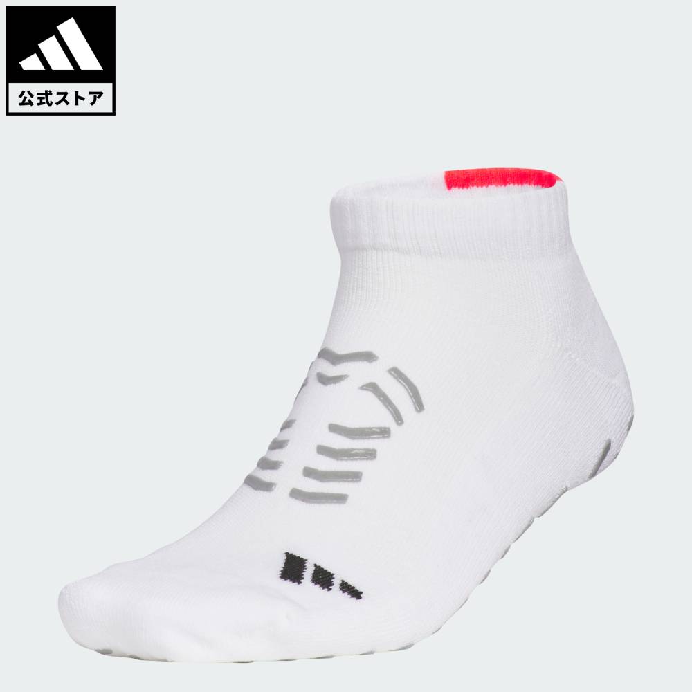 乐天商城 - 【公式】アディダス adidas 返品可 ゴルフ 【ゴルフ】アディゼロ アンクル丈 機能ソックス パフォーマンス メンズ アクセサリー ソックス・靴下 白 ホワイト JE7188