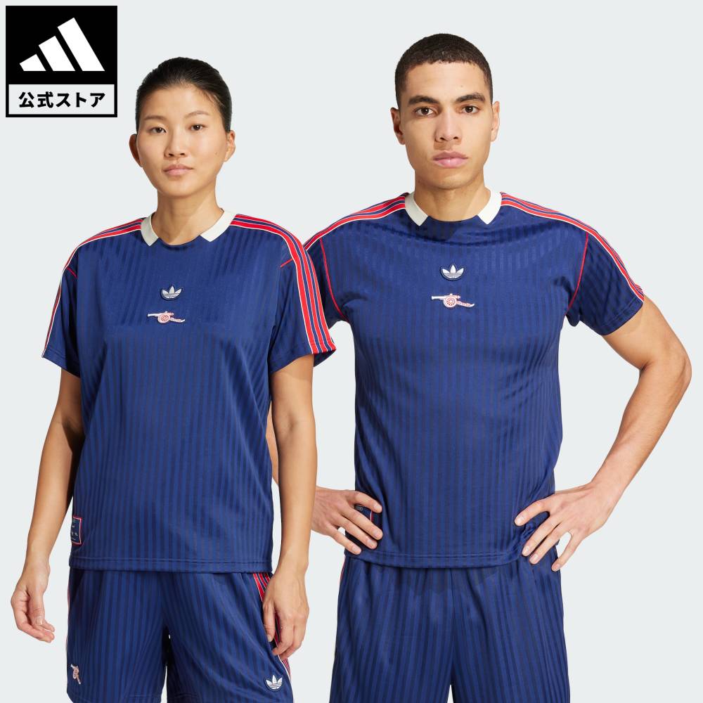 【公式】アディダス adidas 返品可 サッカー アーセナル テラスアイコン ジャージー（ジェンダーニュートラル） オリジナルス ユニセックス ウェア・服 ユニフォーム 青 ブルー JF0546