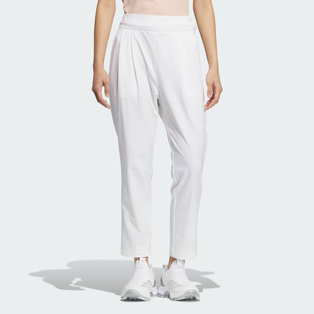 【公式】アディダス adidas 返品可 ゴルフ 【ゴルフ】7/8丈ストレッチ アンクルパンツ パフォーマンス レディース ウェア・服 ボトムス 白 ホワイト JF4551