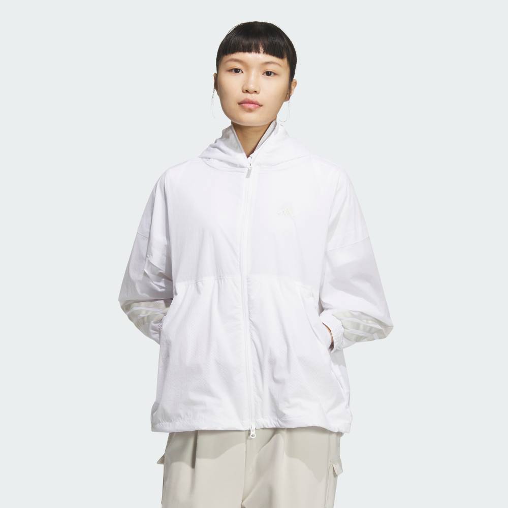 【公式】アディダス adidas 返品可 ゴルフ 【ゴルフ】LIGHT DWR FZフーディー パフォーマンス レディース ウェア・服 ジャケット 白 ホワイト JF4595