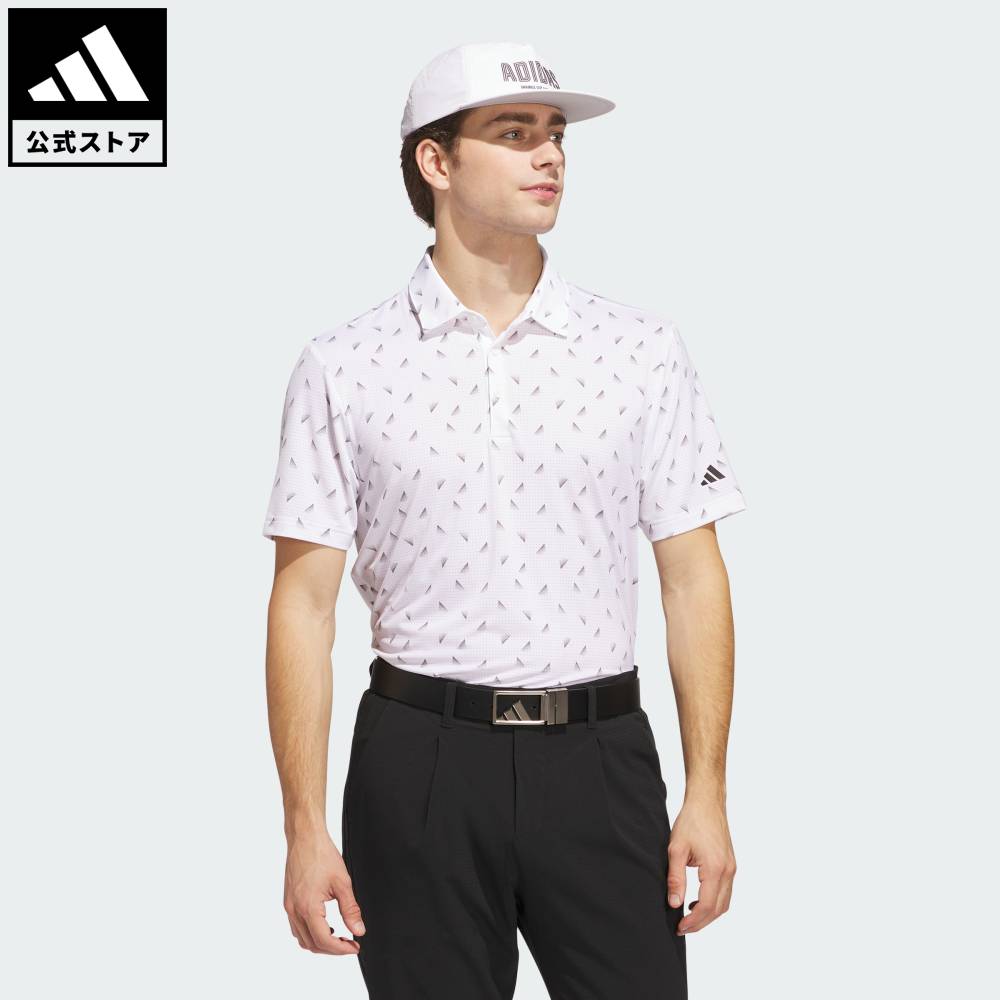 樂天商城 - 【公式】アディダス adidas 返品可 ゴルフ 【ゴルフ】アルティメット365 プリントメッシュ ポロシャツ パフォーマンス メンズ ウェア・服 ポロシャツ 白 ホワイト JF4908