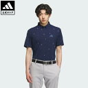 【公式】アディダス adidas 返品可 ゴルフ 【ゴルフ】PG モノグラム 半袖ポロシャツ パフォーマンス メンズ ウェア・服 ポロシャツ 青 ブルー JF6...