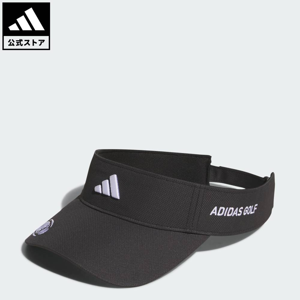 Other - 【公式】アディダス adidas 返品可 ゴルフ 【ゴルフ】サイドロゴ バイザー パフォーマンス ユニセックス アクセサリー 帽子 黒 ブラック JH3648
