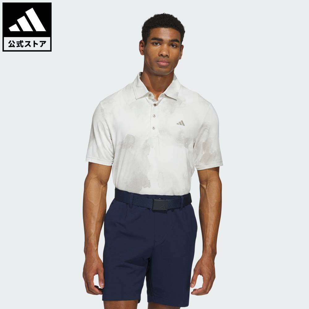樂天商城 - 【公式】アディダス adidas 返品可 ゴルフ 【ゴルフ】ULTIMATE365 ツアープリント クールポロシャツ パフォーマンス メンズ ウェア・服 ポロシャツ ベージュ JN9141