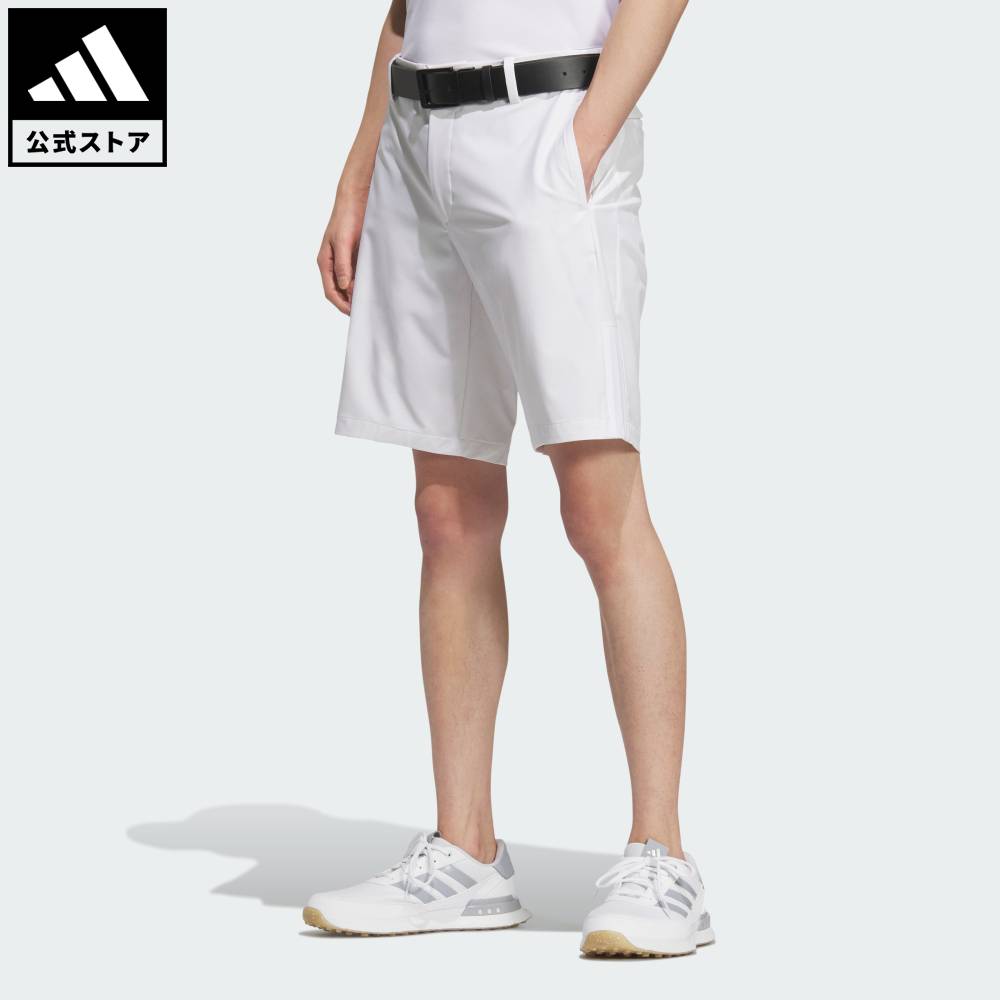 乐天商城 - 【公式】アディダス adidas 返品可 ゴルフ 【ゴルフ】サマーベンチレーション ショートパンツ パフォーマンス メンズ ウェア・服 ショートパンツ・短パン 白 ホワイト JW8442