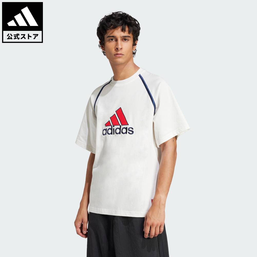 【公式】アディダス adidas 返品可 ライフスタイル アディダス バッジ オブ スポーツ 半袖Tシャツ オリ..
