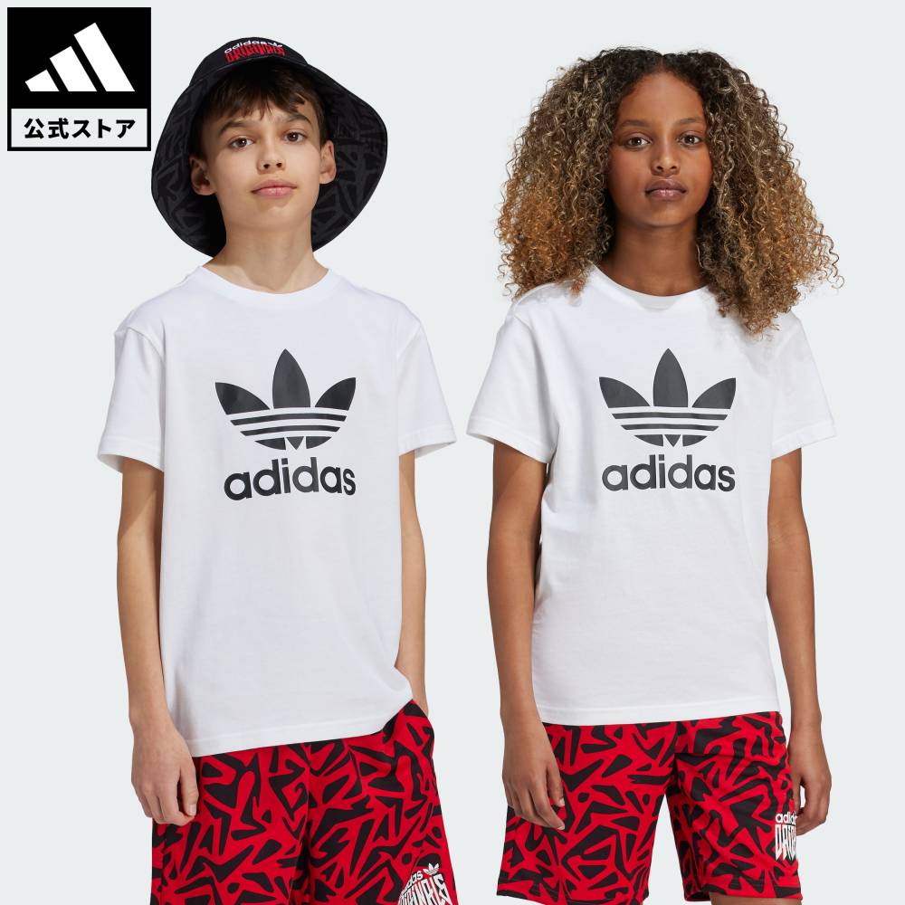 【公式】アディダス adidas 返品可 ライフスタイル アディカラー トレフォイル 半袖Tシャツ キッズ オ..