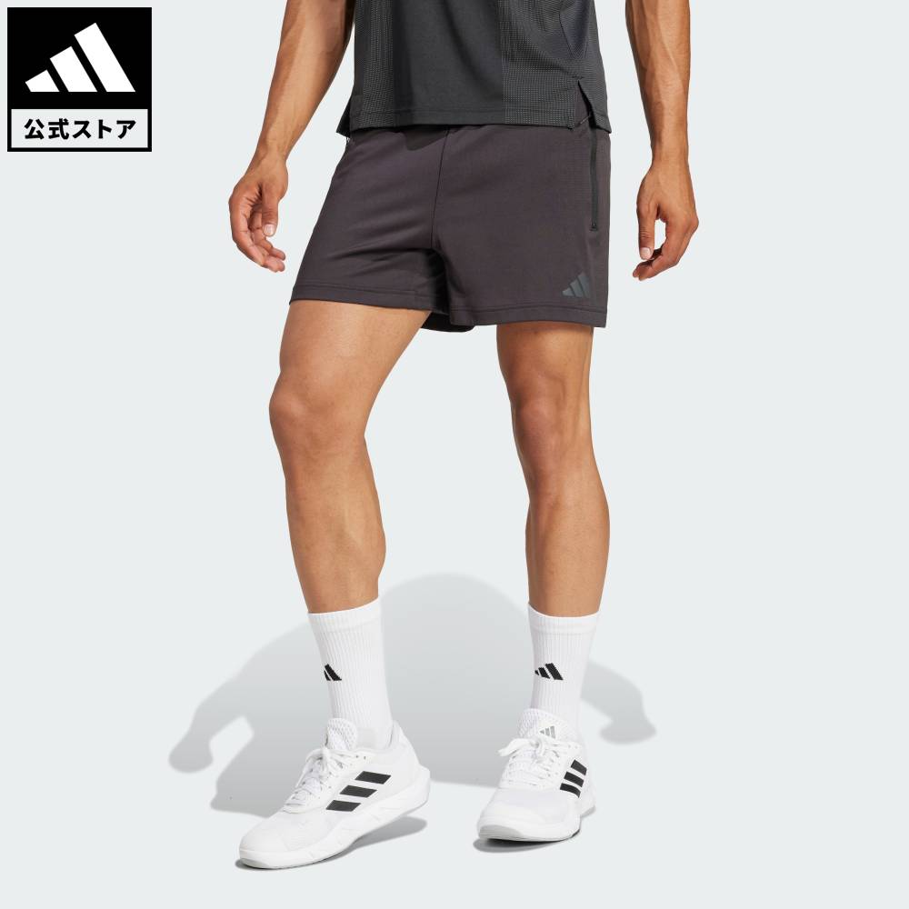 【公式】アディダス adidas 返品可 ジム・トレーニング Airchill ショーツ パフォーマンス メンズ ウェア・服 ショートパンツ・短パン 黒 ブラッ...