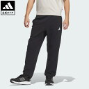 【公式】アディダス adidas 返品可 ライフスタイル アディダスアダプテーション ダブルニット アンクル丈 オープンヘムパンツ スポーツウェア メンズ ウェア・服 ボトムス 黒 ブラック JM2113 下(4)