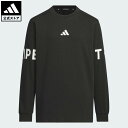 【公式】アディダス adidas 返品可 ライフスタイル 長袖 ワード Tシャツ キッズ スポーツウェア キッズ/子供用 ウェア・服 Tシャツ 黒 ブラック J...