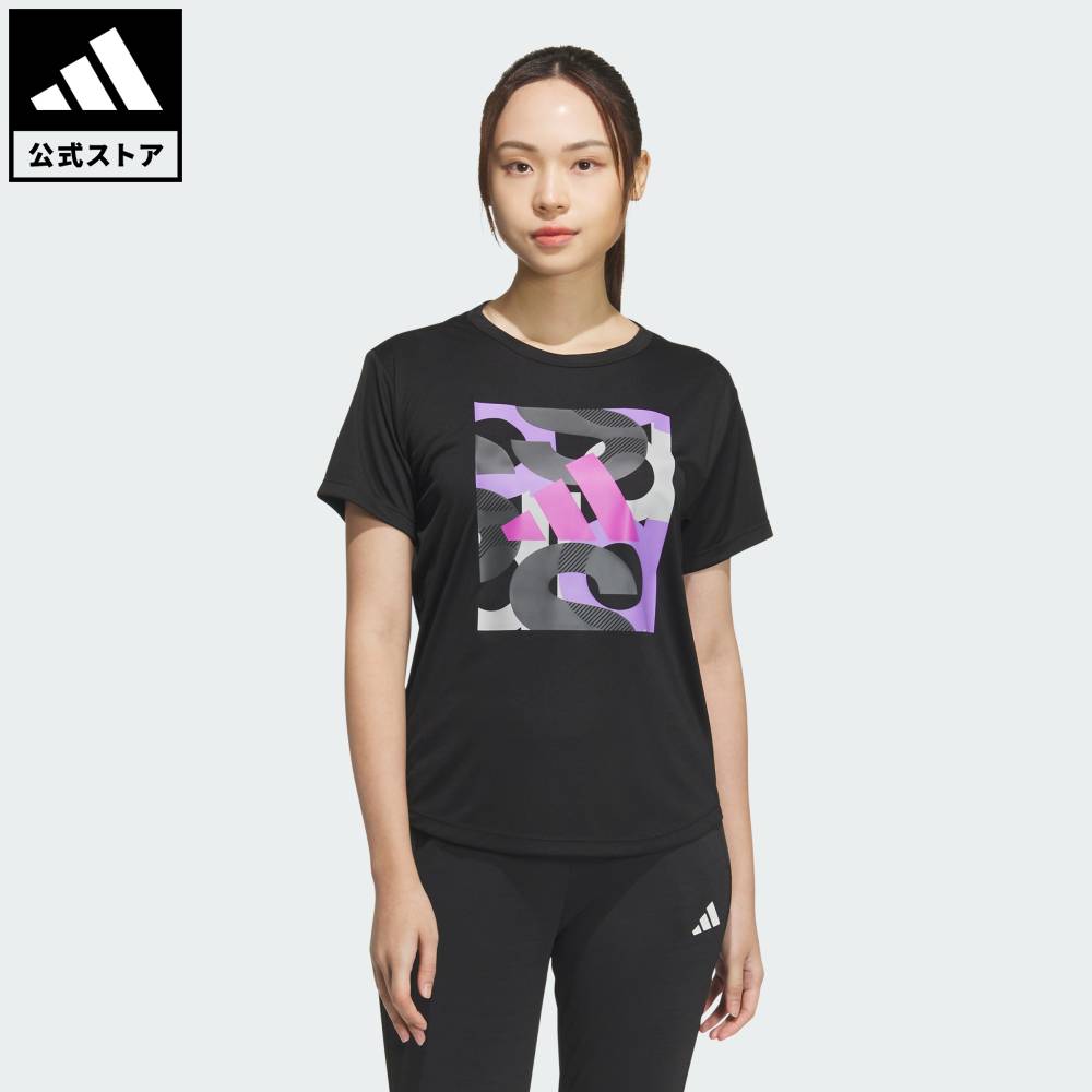 【公式】アディダス adidas 返品可 ライフスタイル グラフィック半袖Tシャツ スポーツウェア レディー..