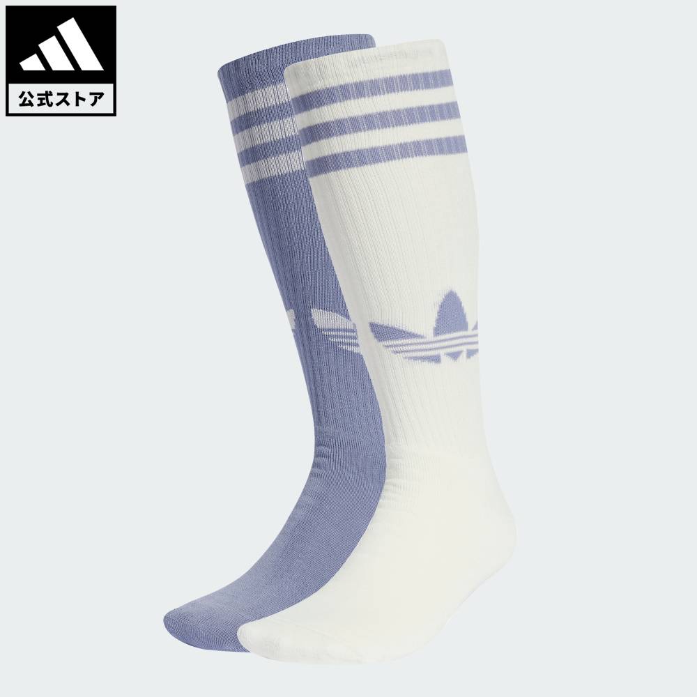 【公式】アディダス adidas 返品可 ライフスタイル ニーソックス 2足組 オリジナルス ユニセ