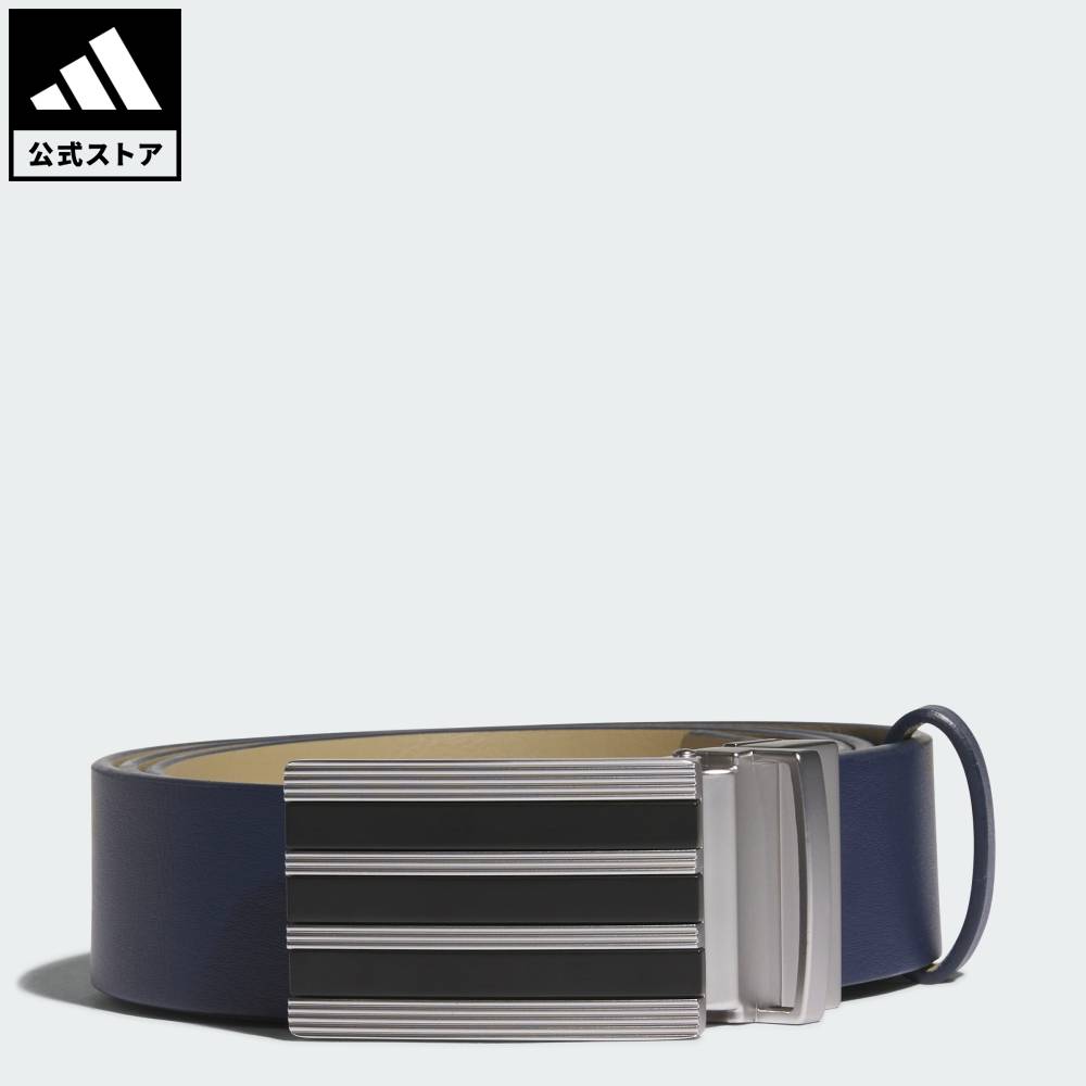 【公式】アディダス adidas 返品可 ゴルフ 【ゴルフ】リバーシブル スリーストライプス ツアーベルト パフォーマンス メンズ アクセサリー ベルト 青 ブルー JD7097