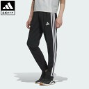 【公式】アディダス adidas 返品可 ライフスタイル スリーストライプス スリムフィット ダブルニット オープンヘム トラックパンツ スポーツウェア メンズ ウェア・服 ボトムス 黒 ブラック JV6990 下
