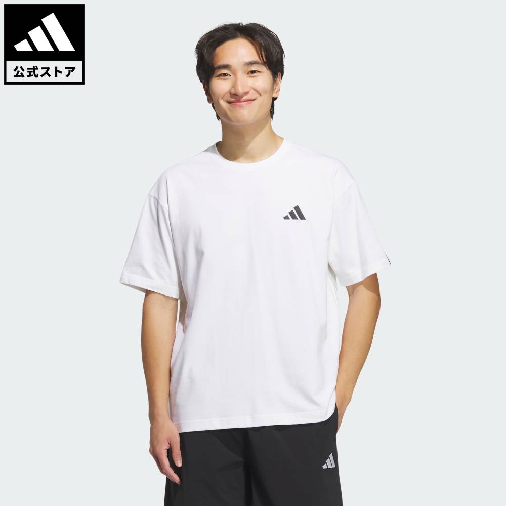 【30％OFFクーポン対象 03/13 00:00～03/18 23:59】 【公式】アディダス adidas 返品可 ライフスタイル エッセンシャルズ プラス ルーズフィット スモールロゴ 半袖Tシャツ スポーツウェア メンズ ウェア・服 Tシャツ 白 ホワイト JW6967 半袖