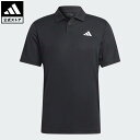 【公式】アディダス adidas 返品可 テニス クラブ テニス ポロシャツ パフォーマンス メンズ ウェア・服 ポロシャツ 黒 ブラック HS3278