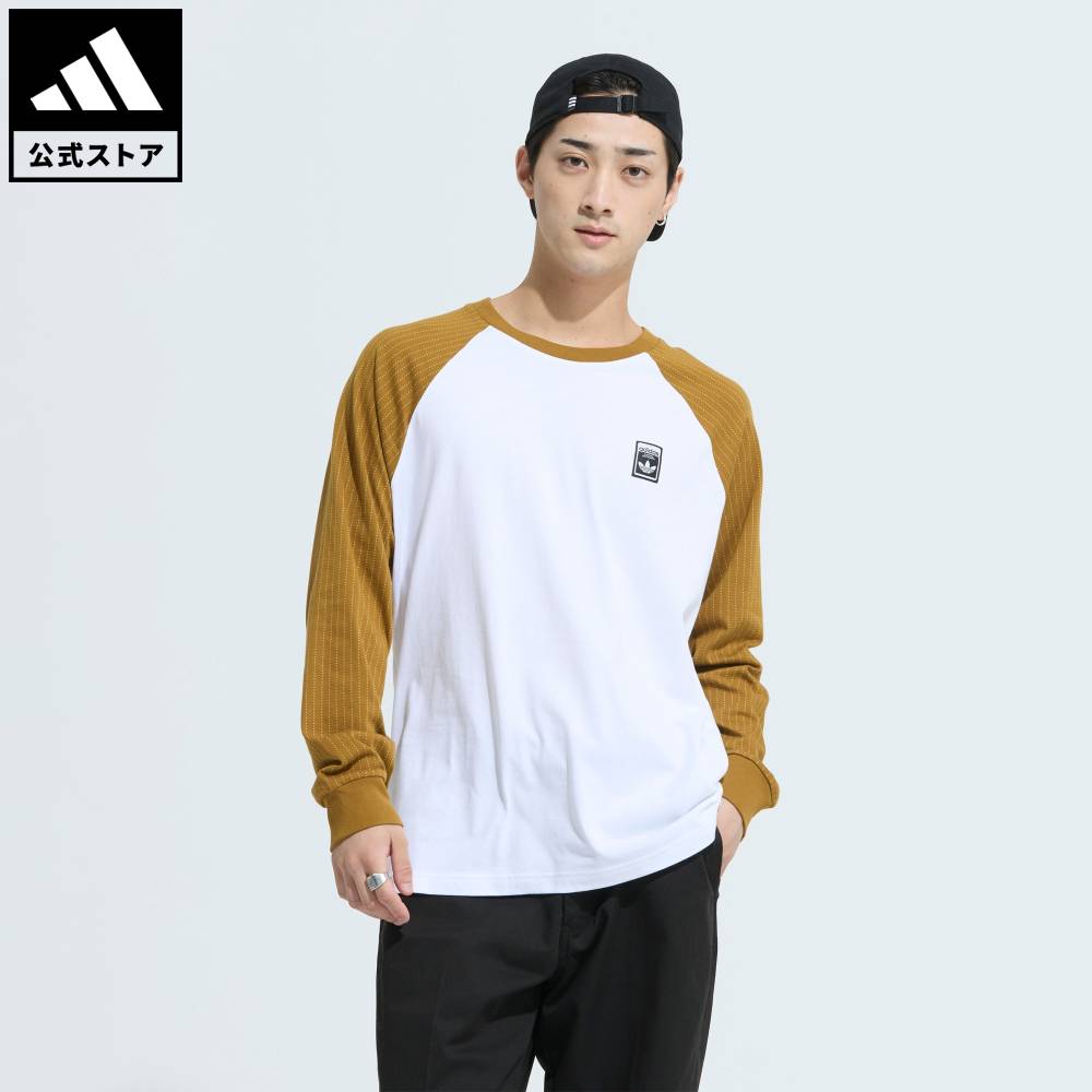 【公式】アディダス adidas 返品可 ライフスタイル ウォバッシュ ルーズ ベースボール ジャージ オリジナルス メンズ ウェア 服 Tシャツ 白 ホワイト JW0163