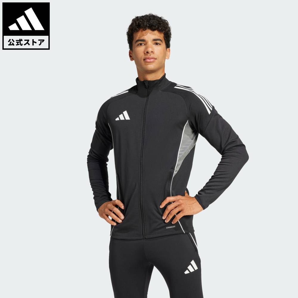 【公式】アディダス adidas 返品可 サッカー ティロ 25 コンペティション トレーニングジャケット パフォーマンス メンズ ウェア・服 ジャージ 黒 ブ...