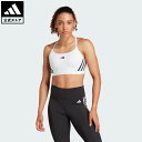 【公式】アディダス adidas 返品可 ラッピング不可 ジム・トレーニング Aeroreact トレーニング ライトサポート スリーストライプスブラ パフォーマンス レディース ウェア・服 スポーツブラ 白 ホワイト IU1716