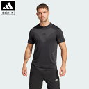 【公式】アディダス adidas 返品可 ジム・トレーニング シームレス 半袖Tシャツ パフォーマンス メンズ ウェア・服 Tシャツ 黒 ブラック JE5666