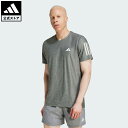 【公式】アディダス adidas 返品可 ランニング オウン ザ ラン 半袖Tシャツ パフォーマンス メンズ ウェア・服 Tシャツ グレー JN1715