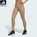 【公式】アディダス adidas 返品可 ジム・トレーニング オプタイム エッセンシャルズ ノーフロントライズシーム 7/8 レギンス パフォーマンス レディース ウェア・服 タイツ ブラウン JY4812