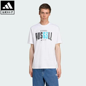 【公式】アディダス adidas 返品可 モータースポーツ Mercedes-AMG PETRONAS F1チーム ジョージ・ラッセル Tシャツ パフォーマンス メンズ ウェア・服 Tシャツ 白 ホワイト JZ8906