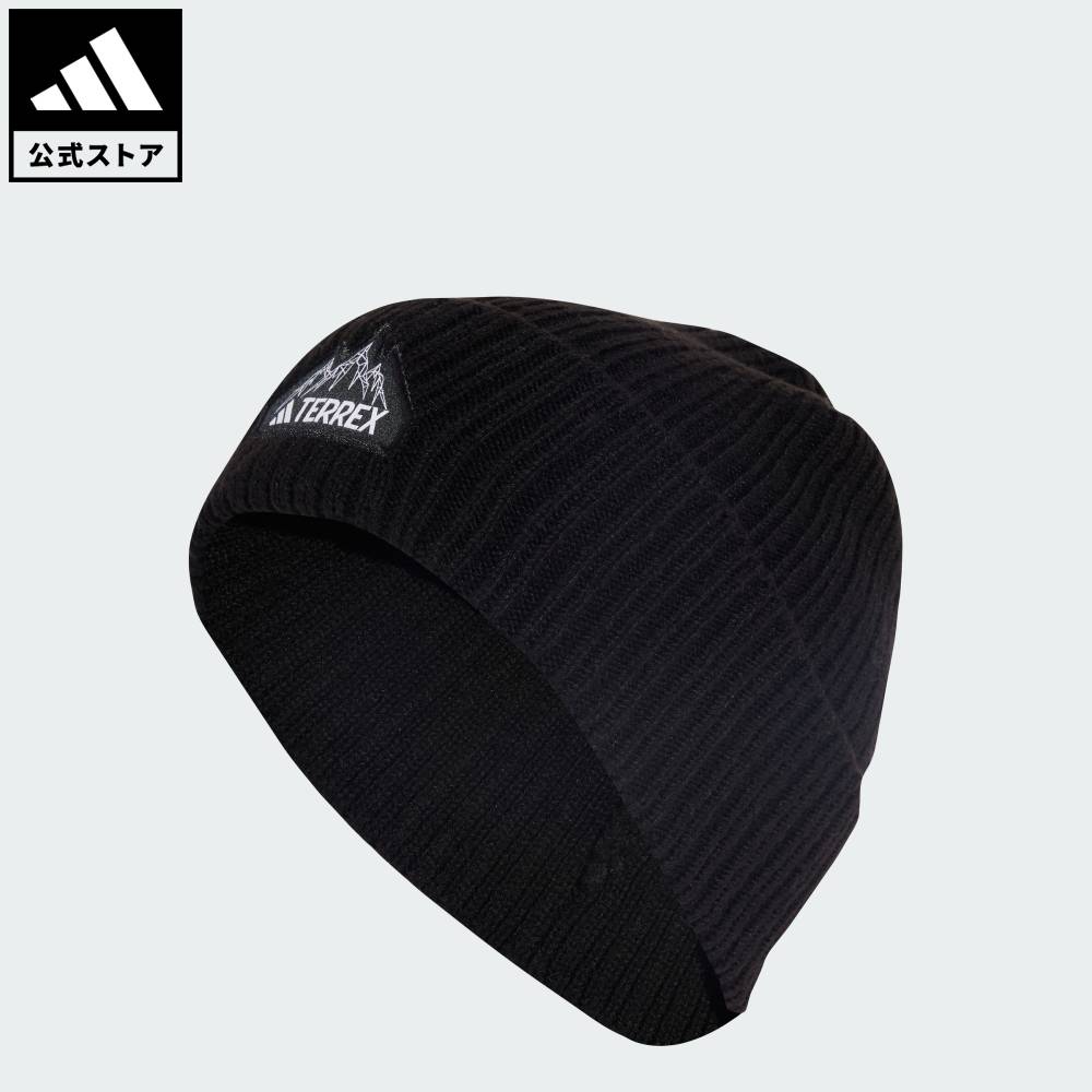 乐天商城 - 【公式】アディダス adidas 返品可 ハイキング MT MNT BEANIE アディダス テレックス ユニセックス アクセサリー 帽子 黒 ブラック JM0463