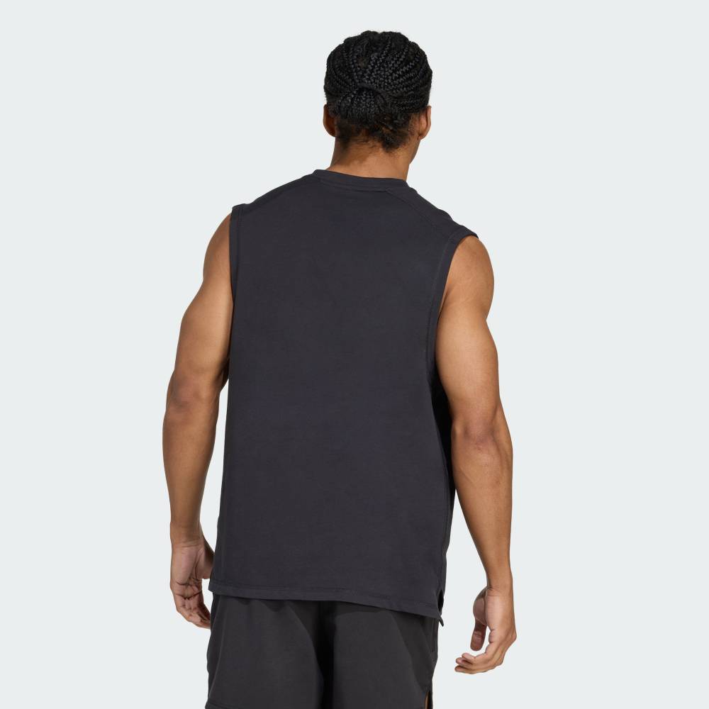 【ポイント20倍 5/9 20:00～5/20 23:59】 【公式】アディダス adidas 返品可 ジム・トレーニング D4T X ノースリーブTシャツ パフォーマンス メンズ ウェア・服 タンクトップ 黒 ブラック KB9832 【PT】