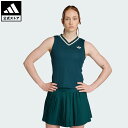 【公式】アディダス adidas 返品可 テニス テニス プロ クライマクール タンクトップ パフォーマンス レディース ウェア・服 タンクトップ 緑 グリーン JM4738