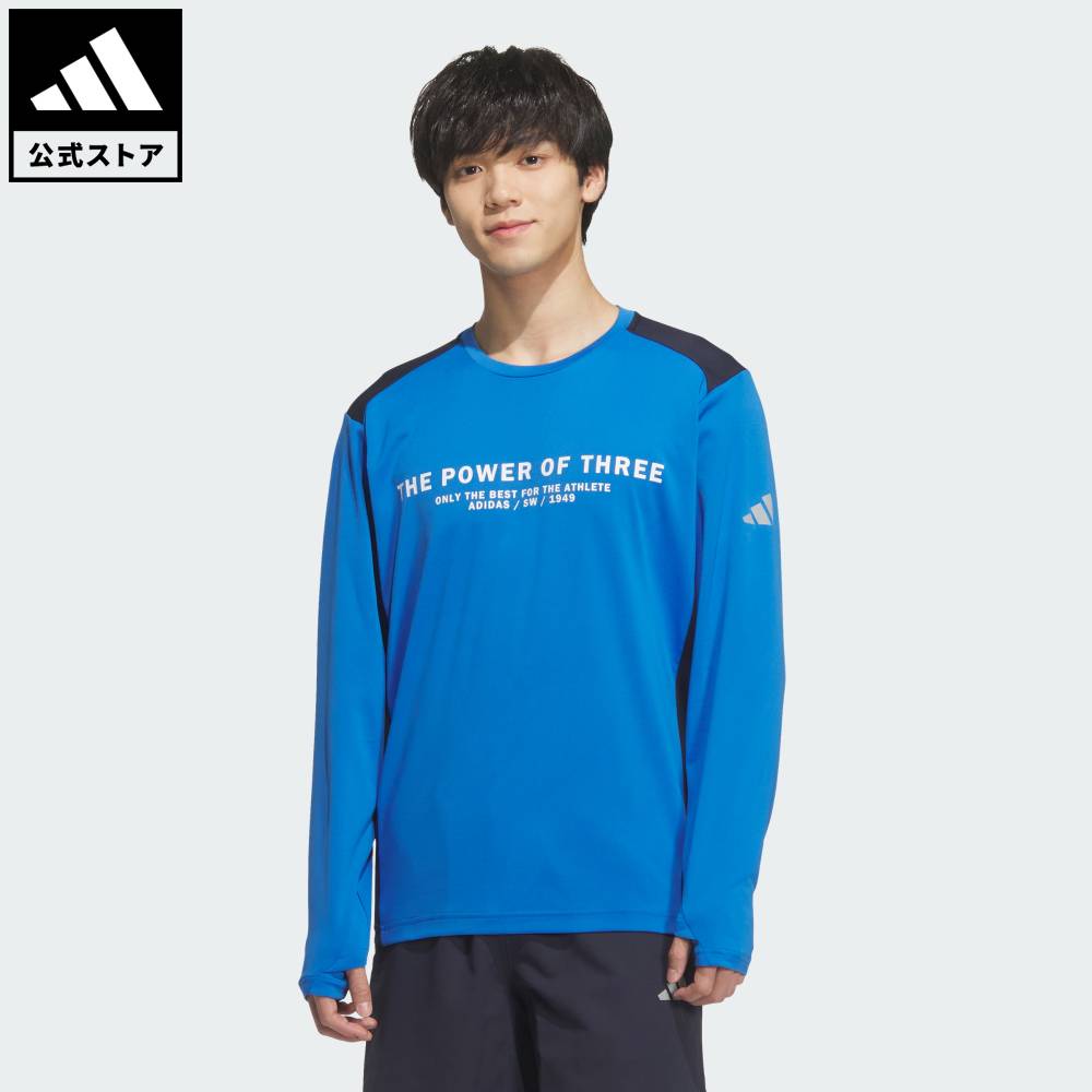 【公式】アディダス adidas 返品可 ライフスタイル アディダスアダプテーション レギュラーフィット 長袖Tシャツ パフォーマンス メンズ ウェア・服 Tシ...