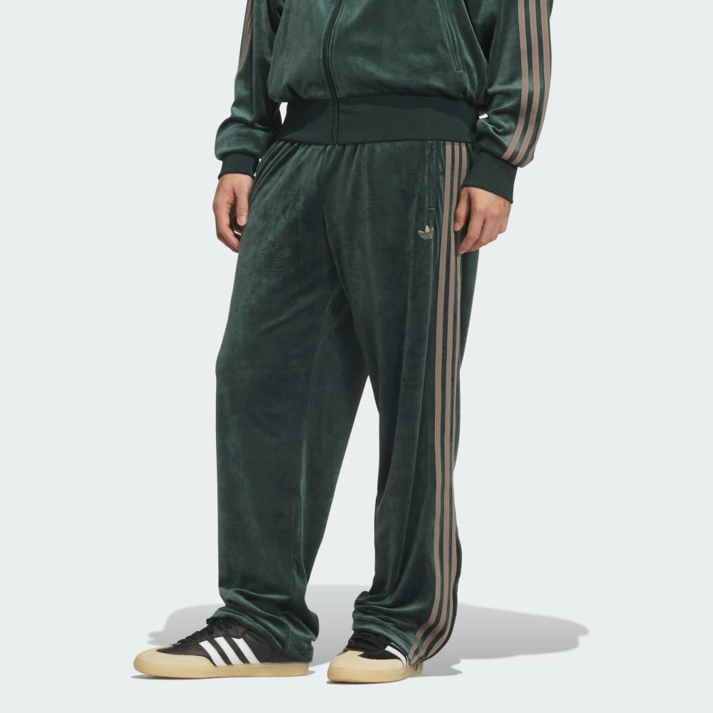 【公式】アディダス adidas 返品可 ライフスタイル FB TP VELOUR / ファイヤーバード トラックパンツ ベロア オリジナルス ユニセックス ウェア・服 ボトムス 緑 グリーン KD9386 3