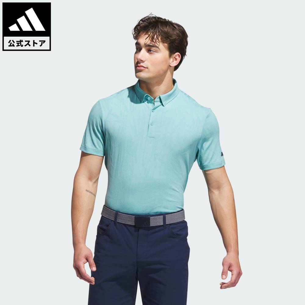 ADIDAS - 【公式】アディダス adidas 返品可 ゴルフ 【ゴルフ】BTCバンブージャガード半袖シャツ パフォーマンス メンズ ウェア・服 ポロシャツ JL7891