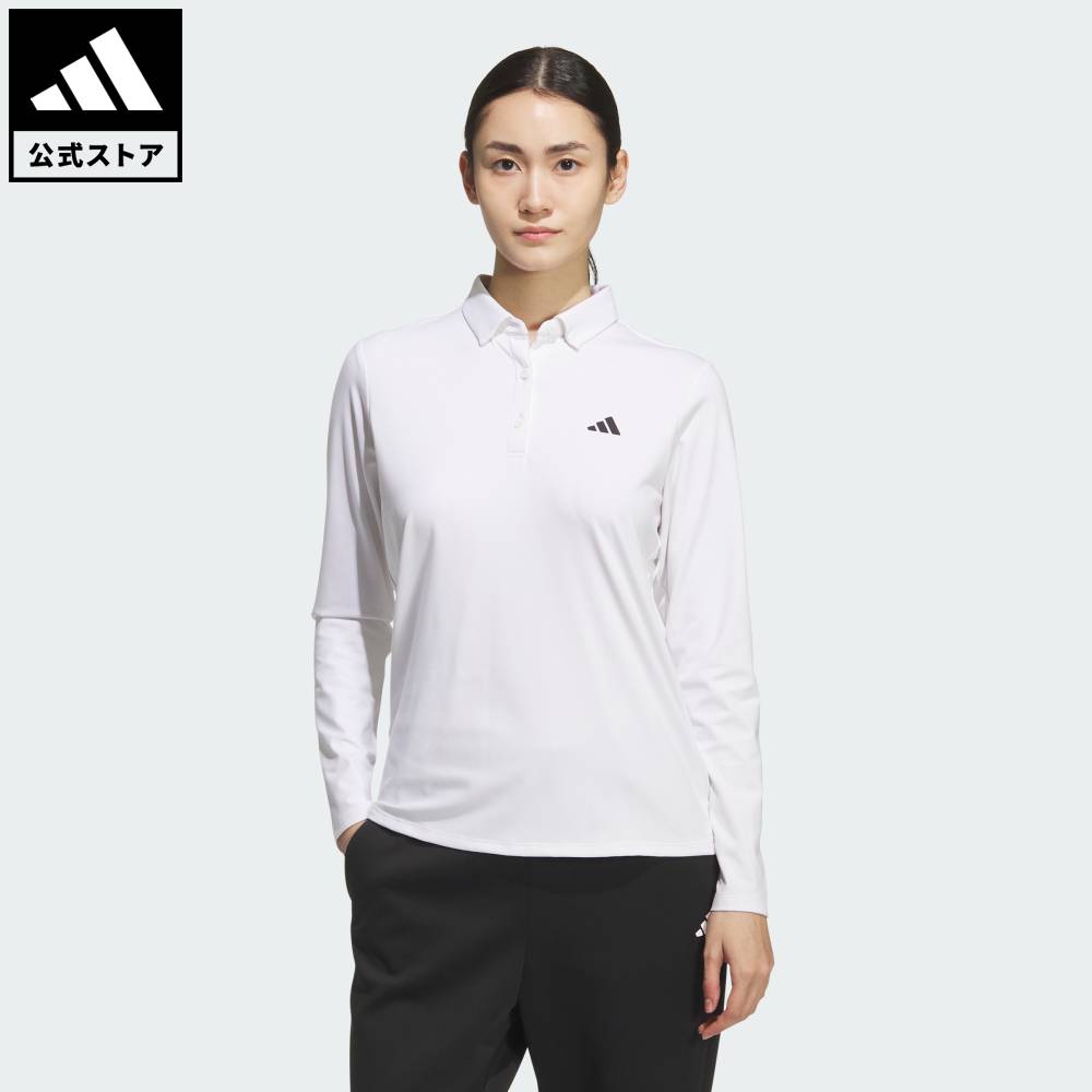 Brand：パフォーマンスSports：ゴルフCategory：ウェア・服【35cf】【color:ホワイト】【size:J/XS】 【size:J/S】 【size:J/M】 【size:J/L】 【size:J/XL】 【size:J/2XL】 スポーツブランドアディダス公式ショップ2025年08月時点の発売時販売価格よりも値下げしています【ゴルフ】長袖ポロシャツこの長袖ポロシャツは、ゴルフコースでスタイルと機能性を重視する人に向けたデザイン。競技ゴルフでも、のんびりラウンドでも、このポロシャツはスタイリッシュで自信に満ちたルックスを求めるなら間違いなし。レギュラーフィットで、快適で自由な着心地を提供し、気を散らすことなくスイングに集中できる。汗を管理し、より長く快適に過ごせるように設計されたエアロレディ テクノロジー。ボタンプラケットはクラシックなエレガンスを添え、インターロック構造による耐久性と柔らかな肌触りは、心地よいスイングをもたらす。このゴルフポロでプレーを向上させ、機能性と流行に左右されないデザインを兼ね備え、快適さとスタイルを融合させた adidasのゴルフウェアの未来を体験しよう。汗を管理するエアロレディ テクノロジーを採用した快適なポロシャツ。レギュラーフィットボタンクロージャーポリエステル83% / ポリウレタン17%エアロレディ テクノロジー商品番号：JM3011色：Whiteモデル：JWK14スポーツ：ゴルフテクノロジー：エアロレディSize胸囲うしろ着丈袖丈袖口幅J/XSJ/SJ/MJ/LJ/XLJ/2XL81cm85cm89cm93cm96cm102cm58cm59cm59cm60cm60cm61cm59cm59cm59cm59cm59cm59cm17cm18cm18cm19cm19cm19cm※ 上記の数値はそれぞれのサイズにおける製品の寸法を表しています。※ 商品によっては、表示の寸法から若干の誤差（1～2cm）が発生する場合があります。※ 同じサイズでも、製品の素材の特徴やデザインによって着用感が異なる場合があります。Other Color