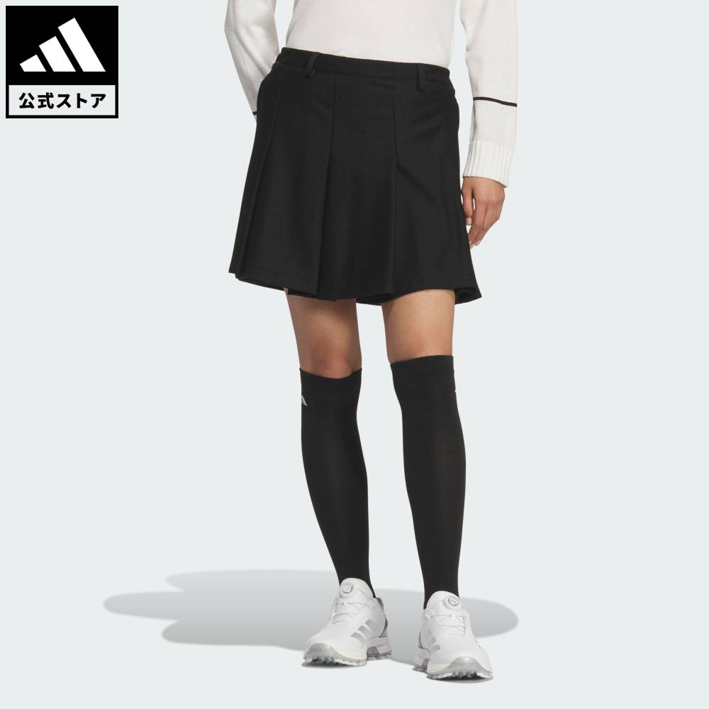 【公式】アディダス adidas 返品可 ゴルフ 【ゴルフ】プリーツスカート パフォーマンス レディース ウェア・服 スカート 黒 ブラック JM7134