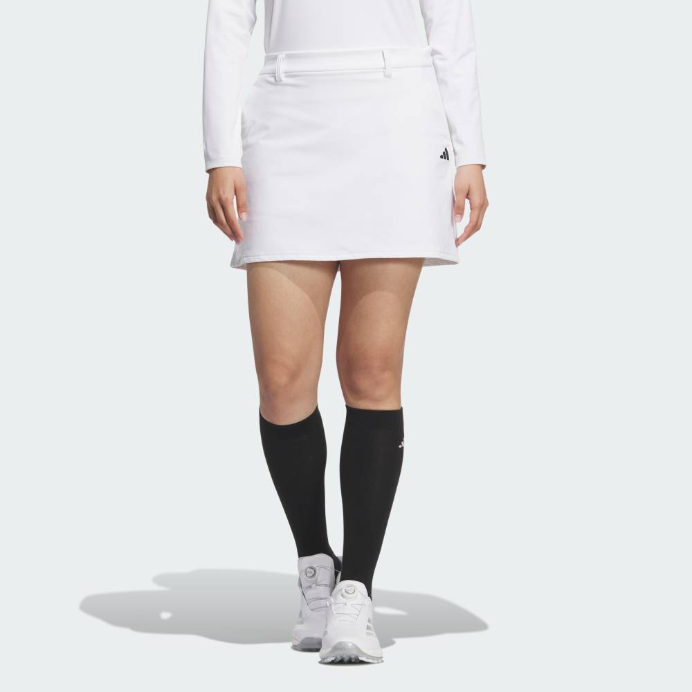 adidas Online Shop 楽天市場店の【公式】アディダス adidas 返品可 ゴルフ 【ゴルフ】EX STRETCH ACTIVE 撥水 スカート パフォーマンス レディース ウェア・服 スカート 白 ホワイト JM7199｜アングル2