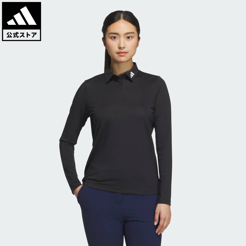 【公式】アディダス adidas 返品可 ゴルフ 【ゴルフ】ジャカード長袖ポロ パフォーマンス レディース ..