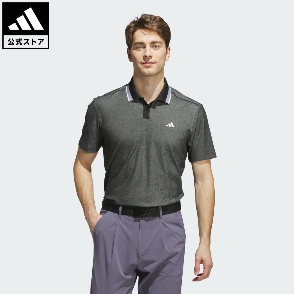 【公式】アディダス adidas 返品可 ゴルフ 【ゴルフ】アルティメット365 ツアー ツイストニット ピケ ポロシャツ パフォーマンス メンズ ウェア・服 ポロシャツ 黒 ブラック JL5384