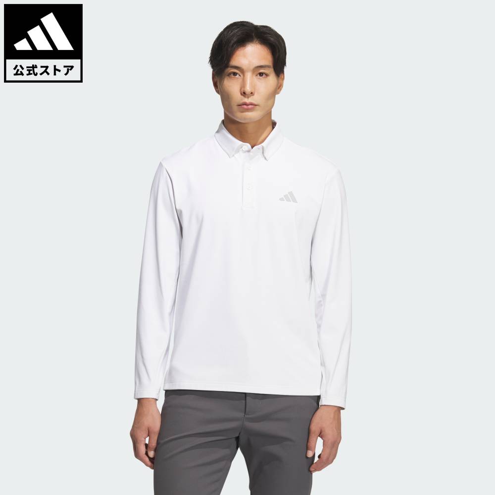 【20％OFFクーポン対象 06/13 00:00～06/18 23:59】 【公式】アディダス adidas 返品可 ゴルフ 【ゴルフ】COLD. RDY長袖シャツ パフォーマンス メンズ ウェア・服 ポロシャツ 白 ホワイト JL7944