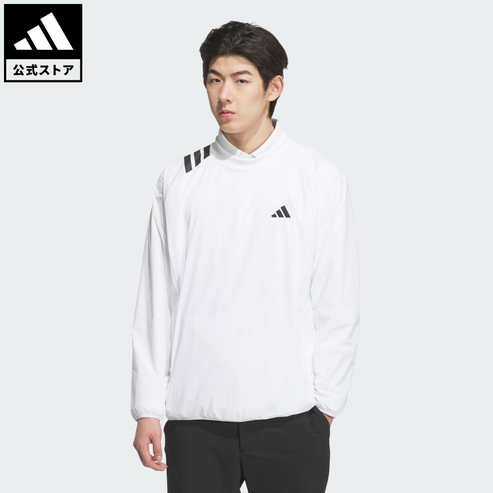 【公式】アディダス adidas 返品可 ゴルフ 【ゴルフ】クルー ジャケット パフォーマンス メンズ ウェア・服 ジャケット 白 ホワイト JL7950